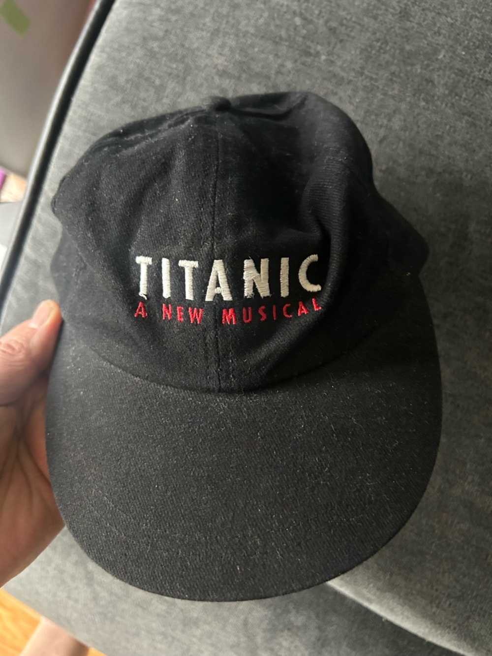 Titanic A New Musical Black Adjustable Strap Baseball Cap Hat